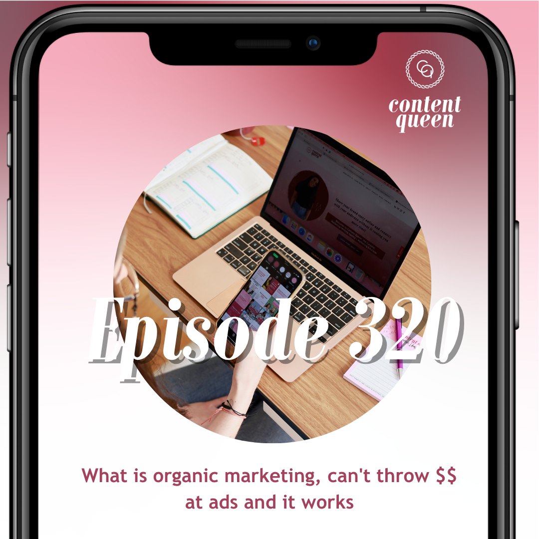 320: What is organic marketing? Why you can't throw $$ at ads and it just...works