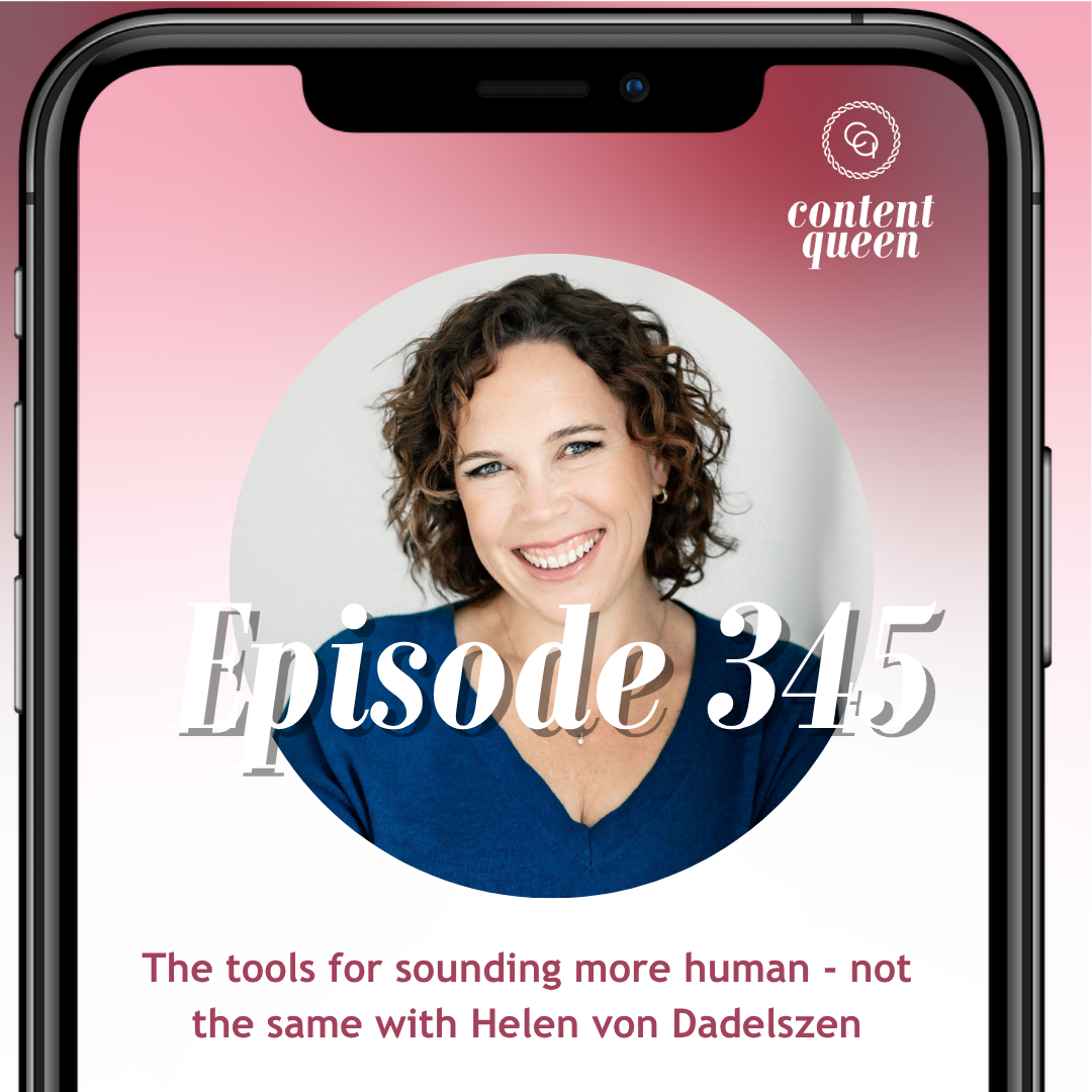 345: The tools for sounding more human, not the same | Helen von Dadelszen