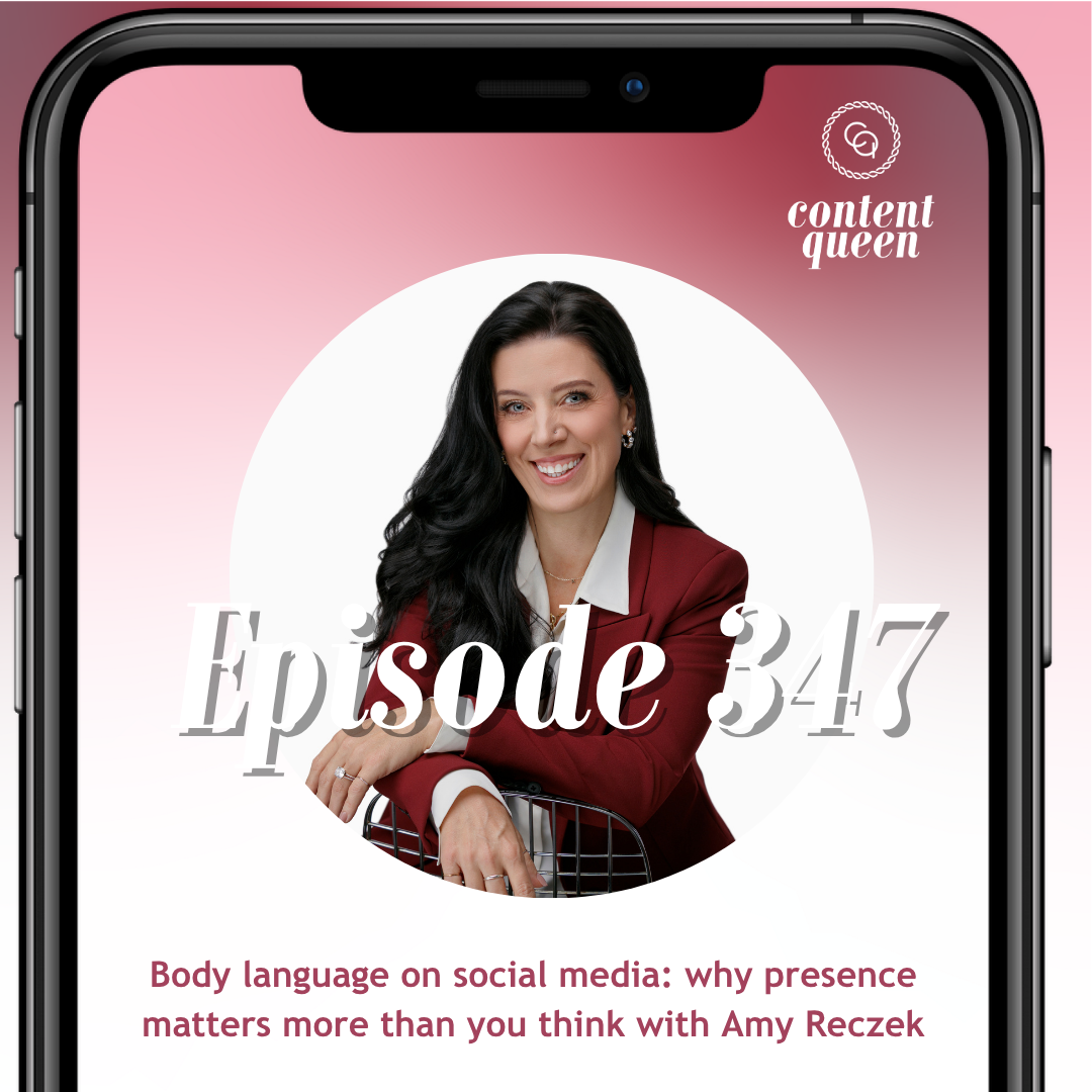 347: Body language on social media, why presence matters more than you think | Amy Reczek