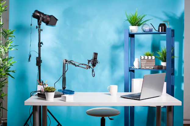 HOW I BUILT MY DREAM DIY  STUDIO!! -   Home studio setup,  Home studio ideas, Home office setup