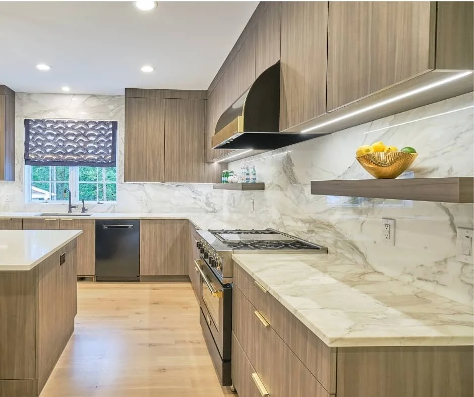 Image showcasing Tailored & Textured Kitchen Design in Raleigh, NC Residential ...
