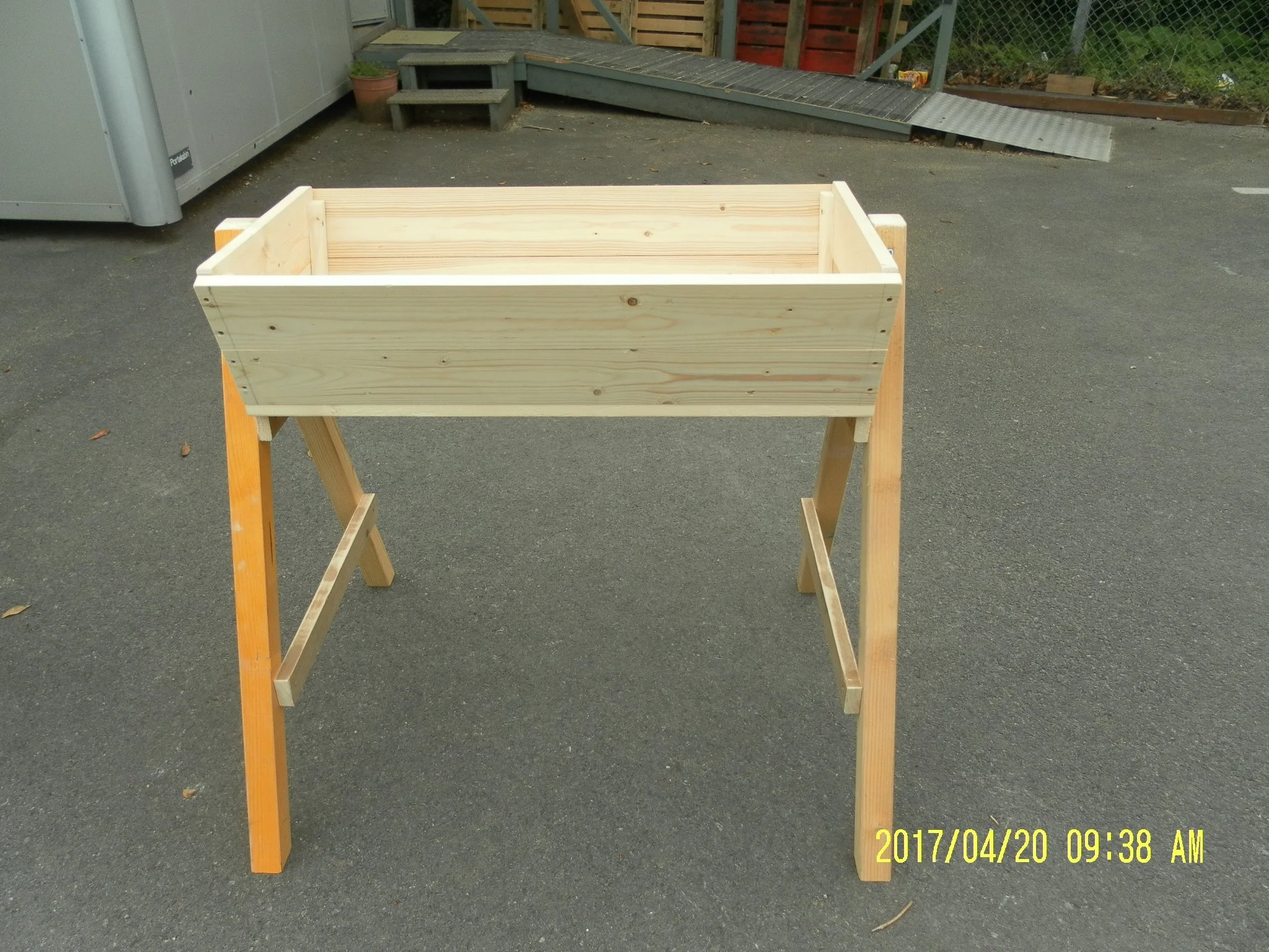 Wooden planter