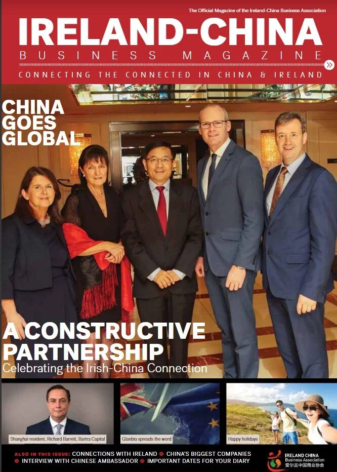 Sean Gallagher profile in the Ireland-China Business Association Magazine