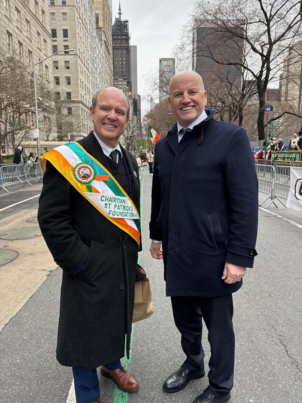 Hilary T Beirne of St Patricks Day Parade NYC.