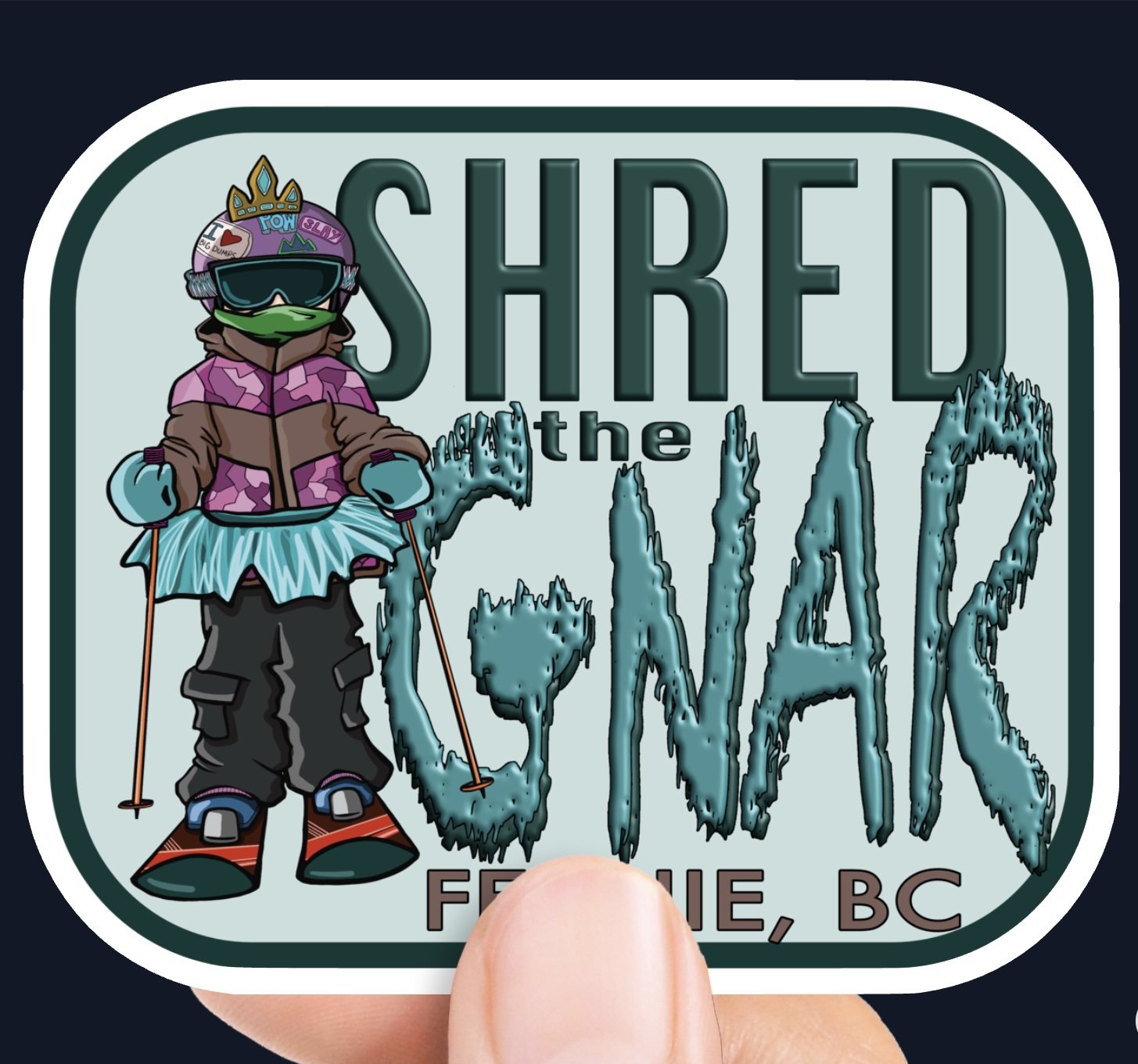 SHRED THE GNAR FERNIE web sticker.jpg
