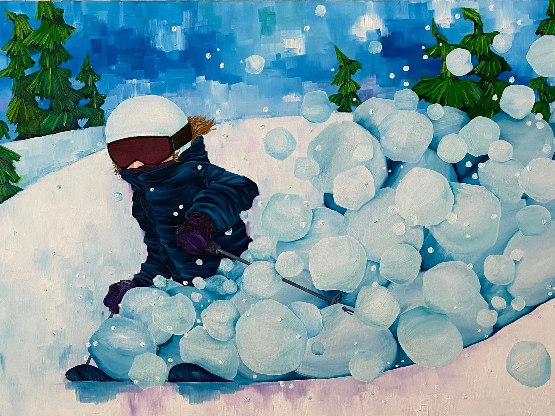 Original piece by Van Colden Art named Powderlicious