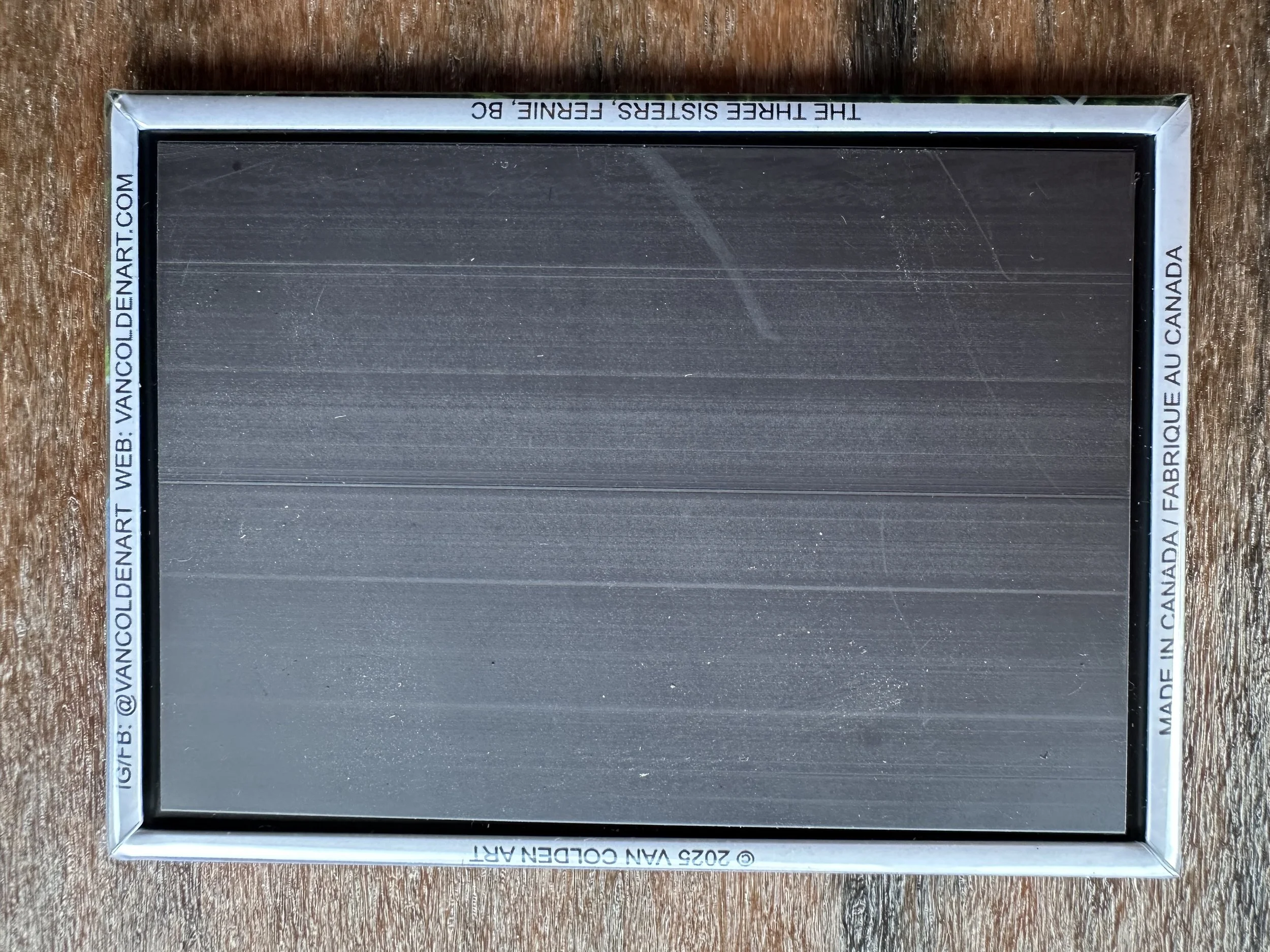 image of the back of the magnet to show how its built