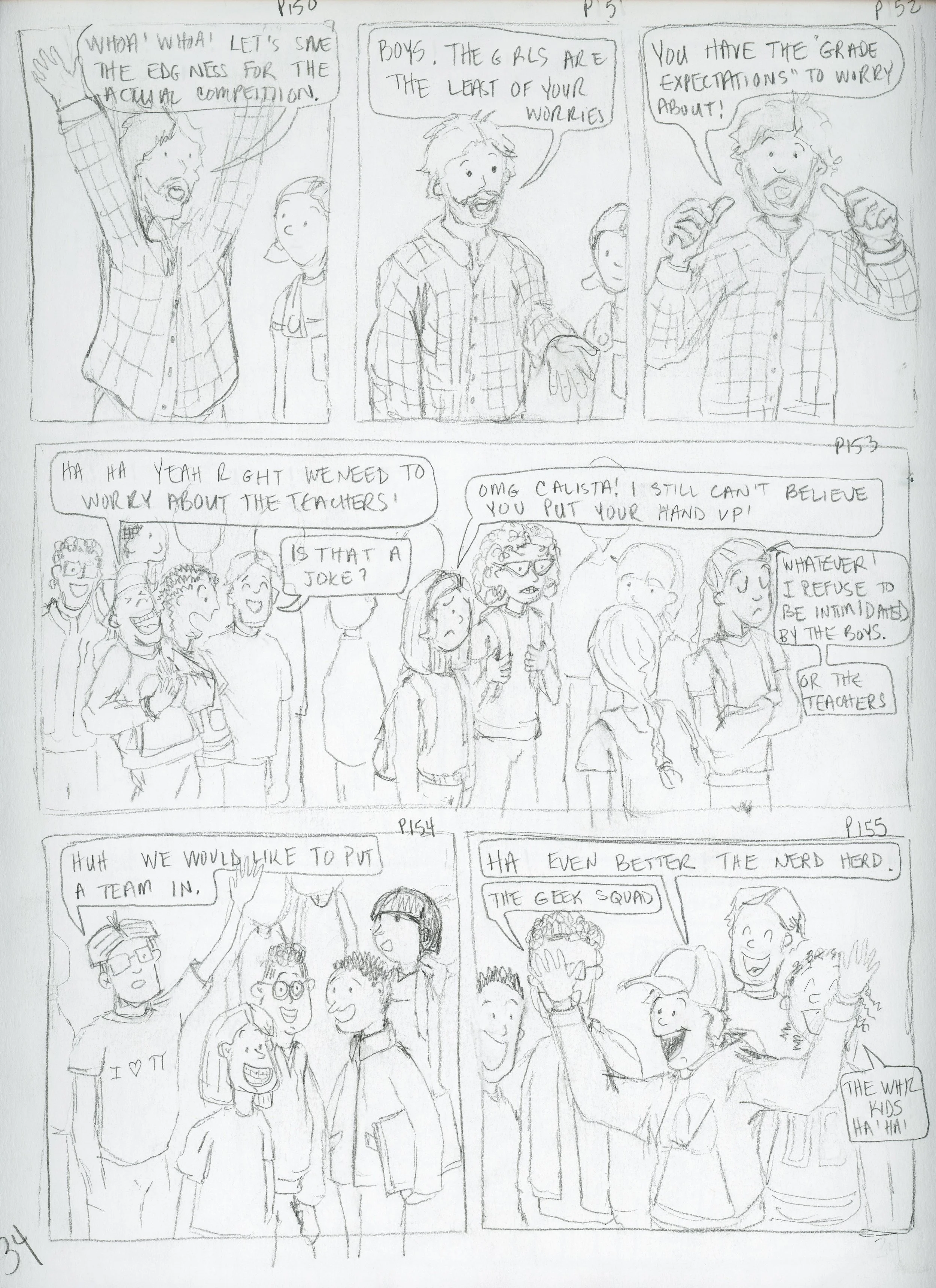 Page 34, Panel 150-155