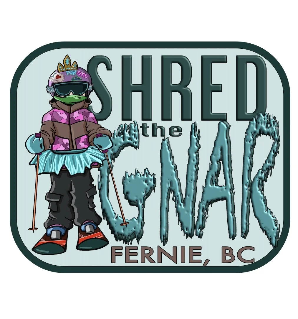 Shred the Gnar, Fernie BC - STICKER