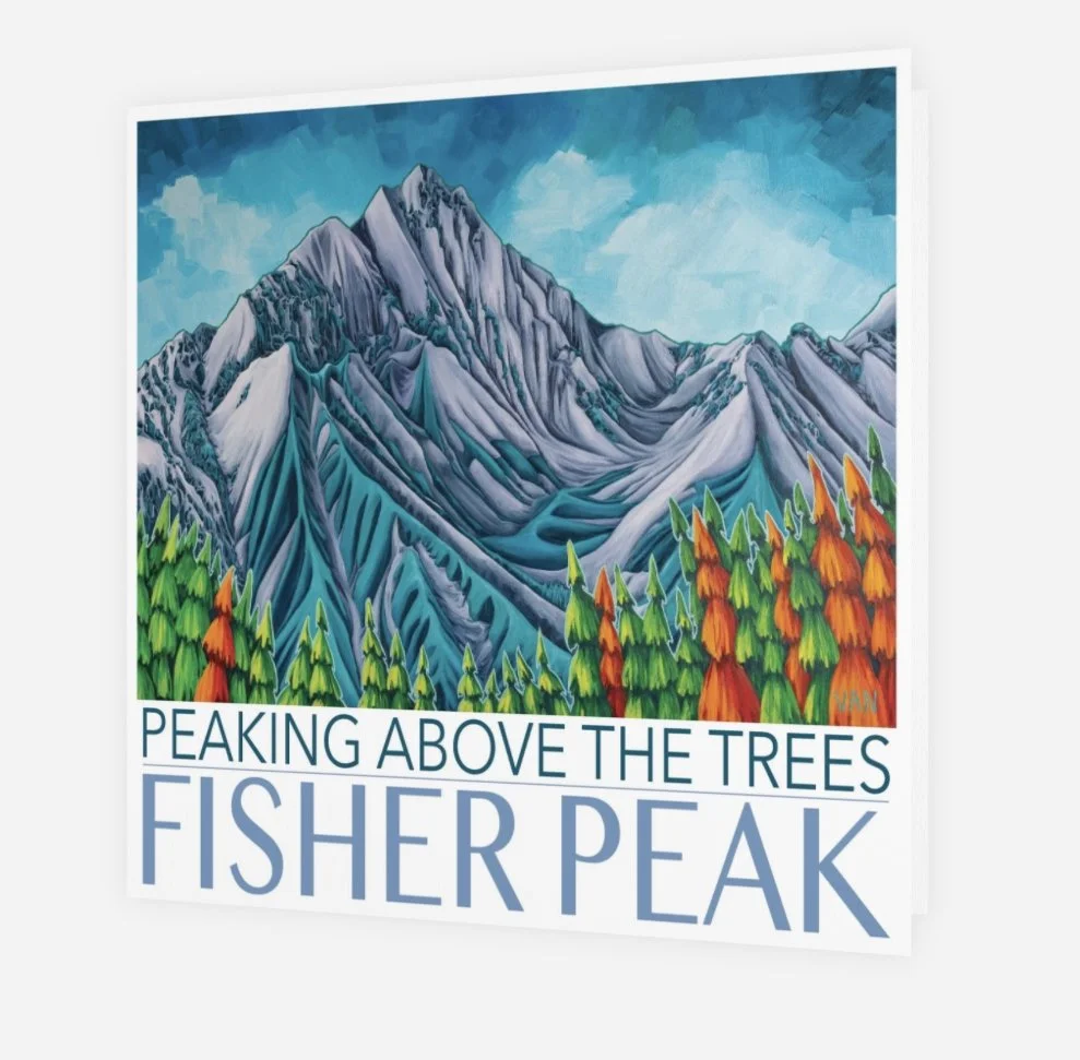 Fisher Peak: Peaking above the trees SKU: GC-010-OG038