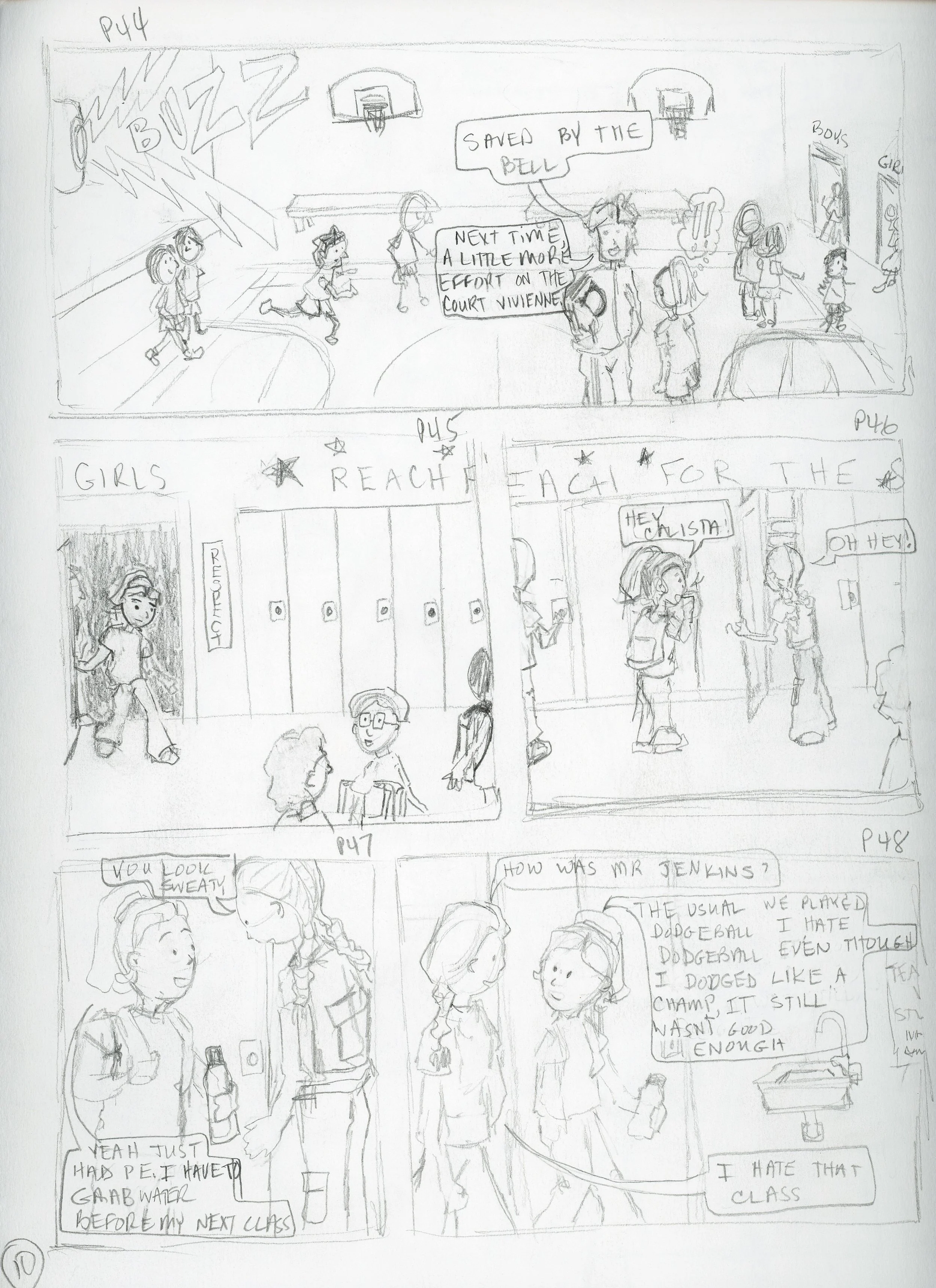 Page 10, Panels 44-48P44: 
