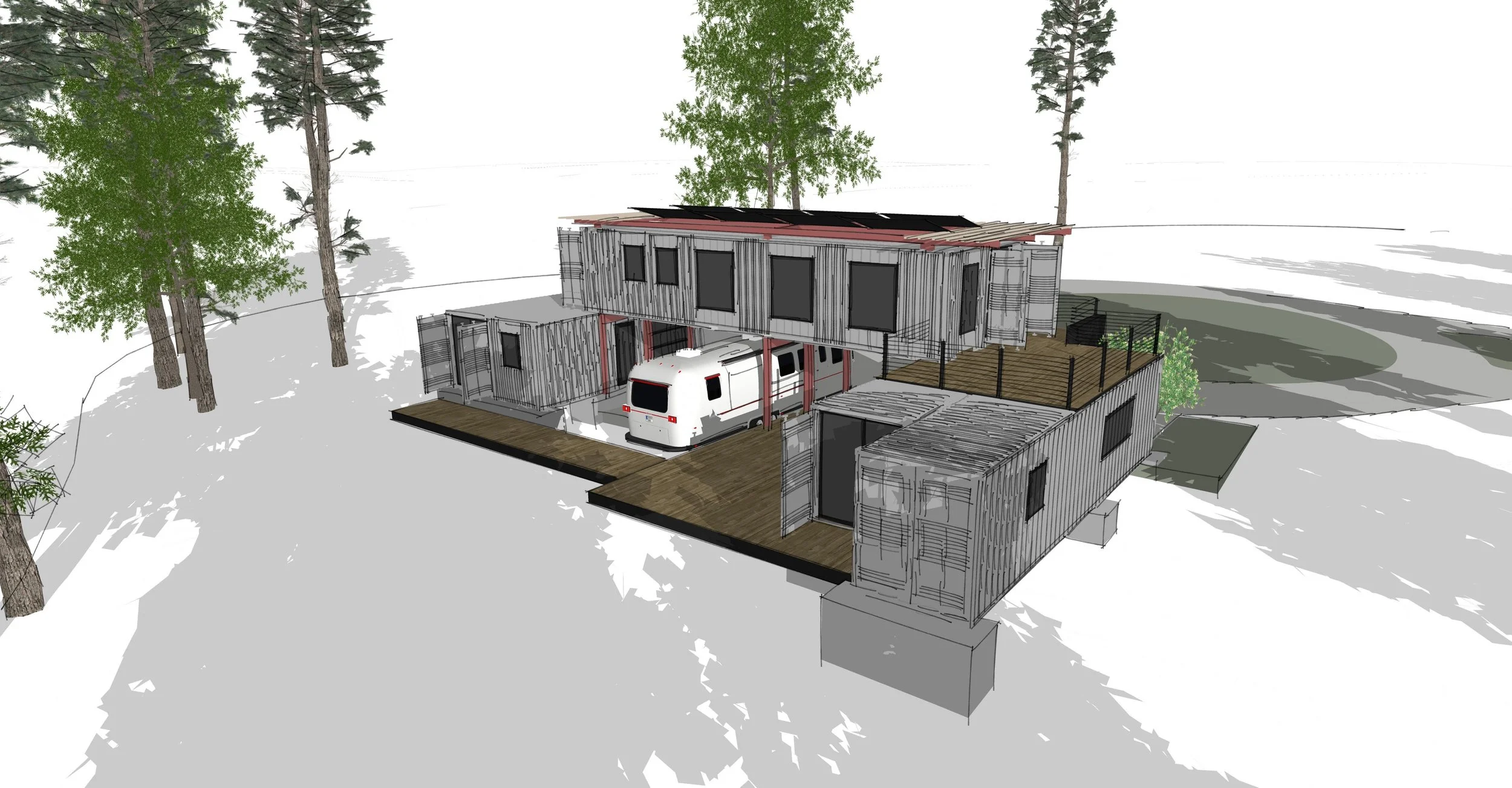 Picture of Custom Off-Grid Container Home — Craftspace - Modular Shipping ...