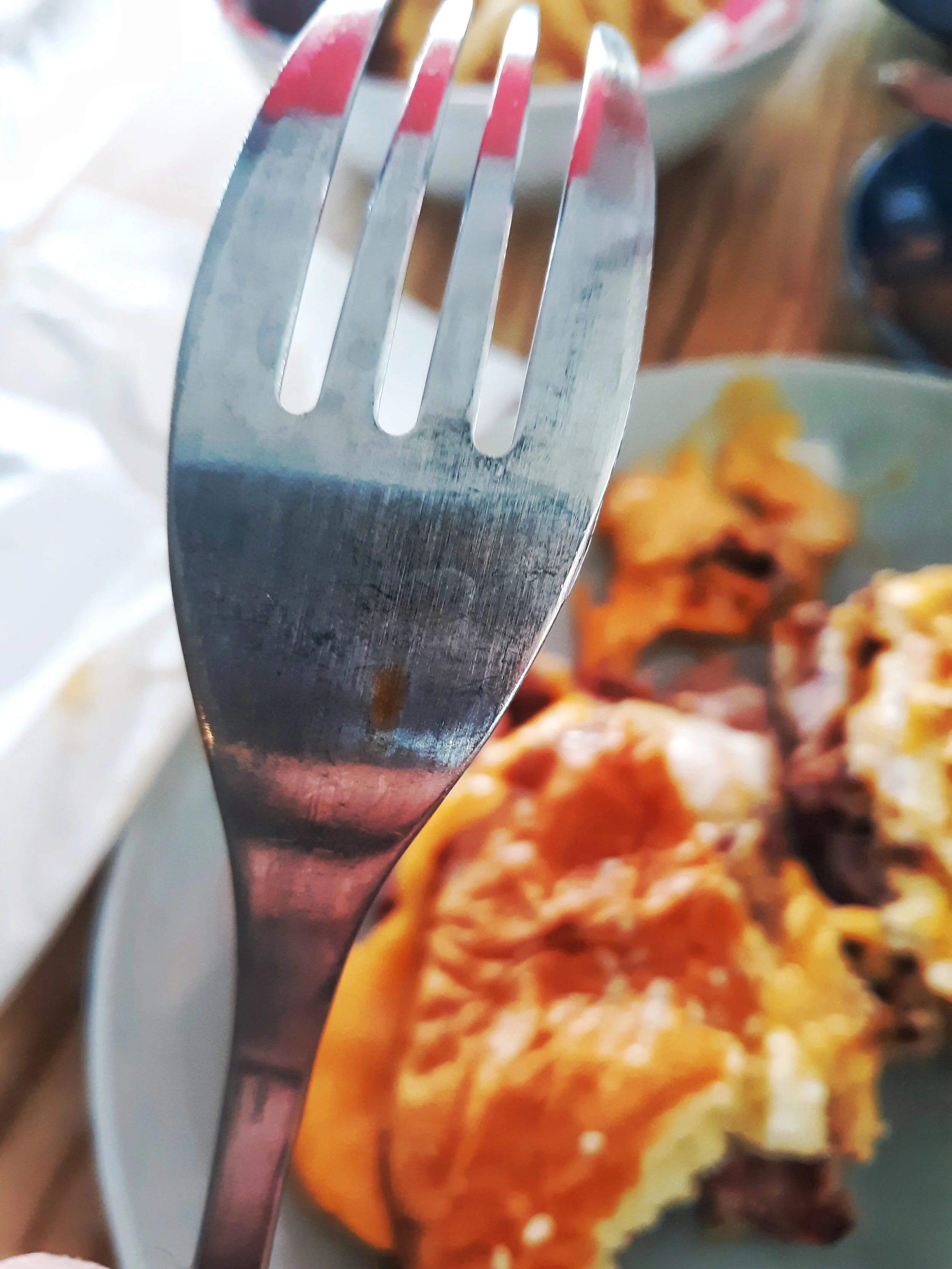 ...to my dirty fork.