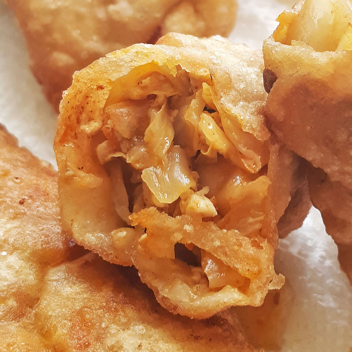 SPICY TOFU EGG ROLLS