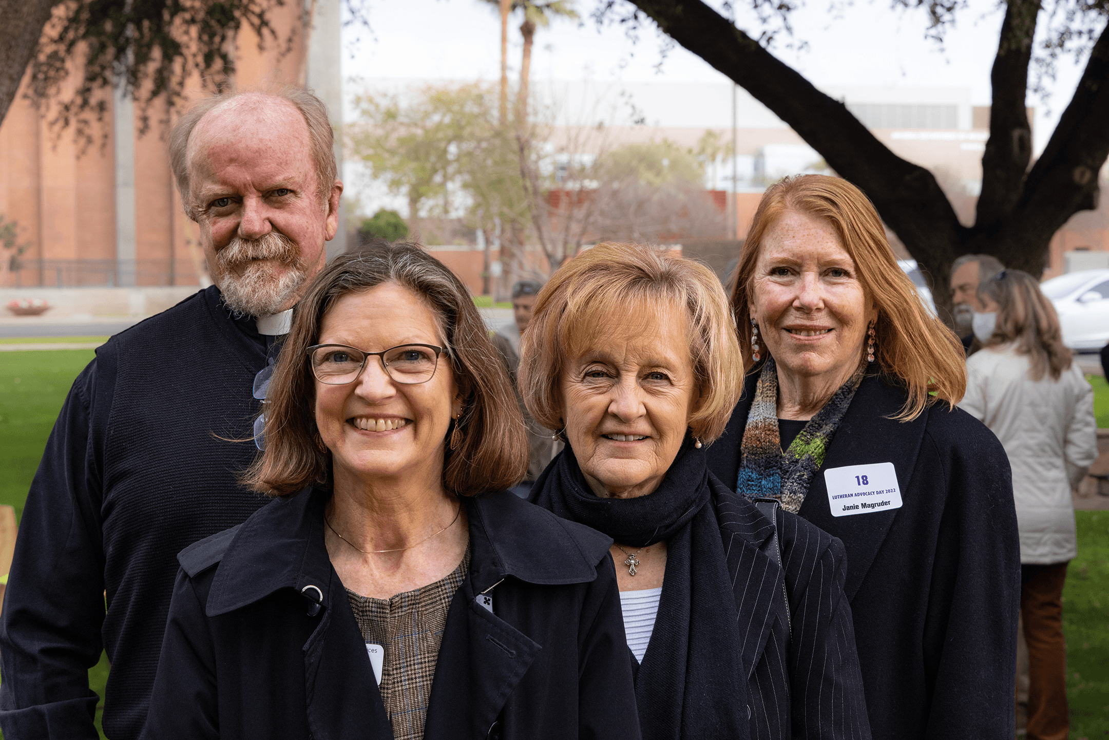  Lutheran Social Services of the Southwest Board of Directors Rev. Alan Field, Connie Phillips, Twila Burdick, and Janie Magruder. 