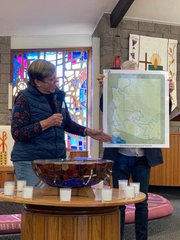  Melanie Hobden, LAMA policy council member, shares an update on the new legislative districts. 