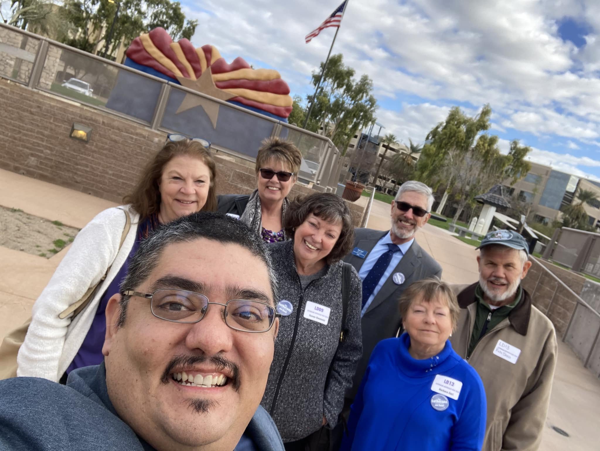  Holy Trinity, Chandler. Clockwise from lower left: Pr. Miguel Gomez-Acosta, Pr. Christine Stoxen, Sandi Lien, Susan Gaumont, Mark Engel, Rich Sisco and Barbra Carl. 