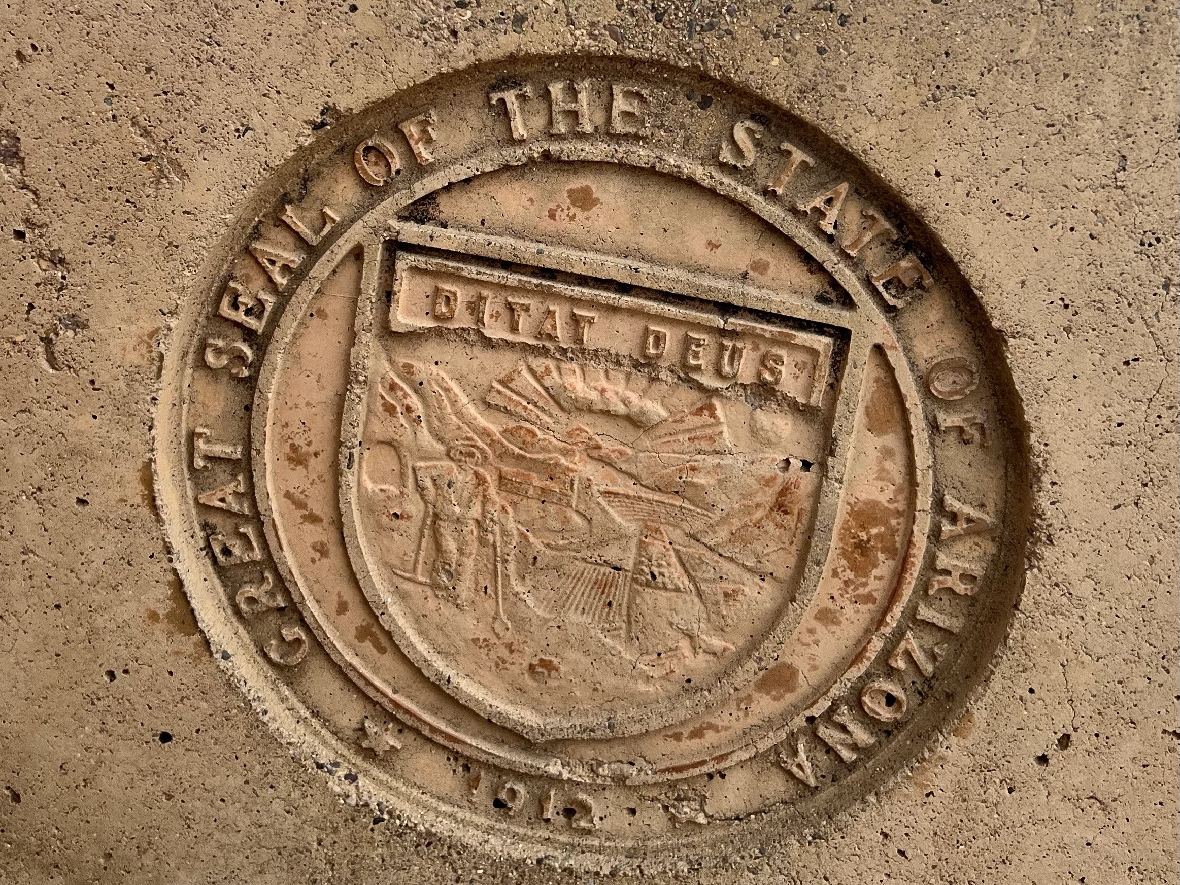  The seal of the great state of Arizona includes the memorable phrase,  Ditat Deus , meaning God enriches. 