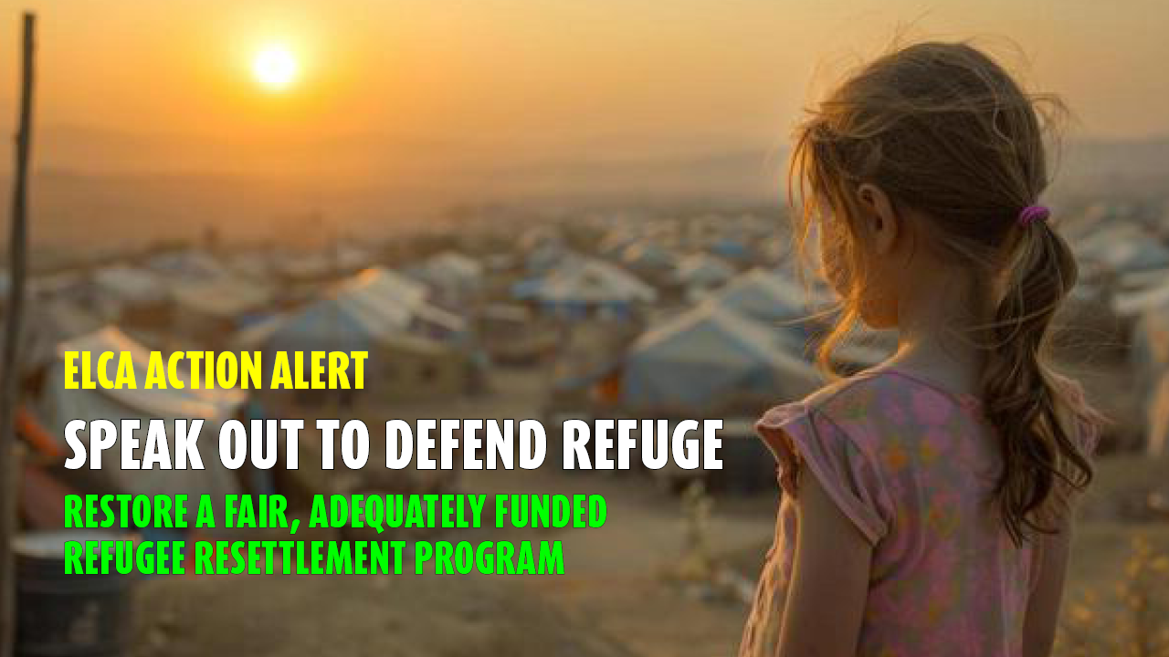ELCA Action Alert: Speak Out to Defend Refuge