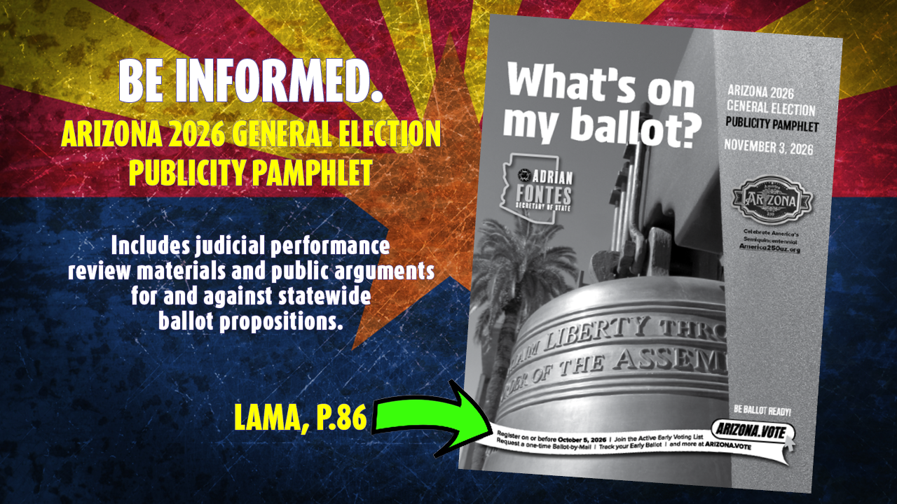 Arizona’s 2026 General Election Publicity Pamphlet Is Here