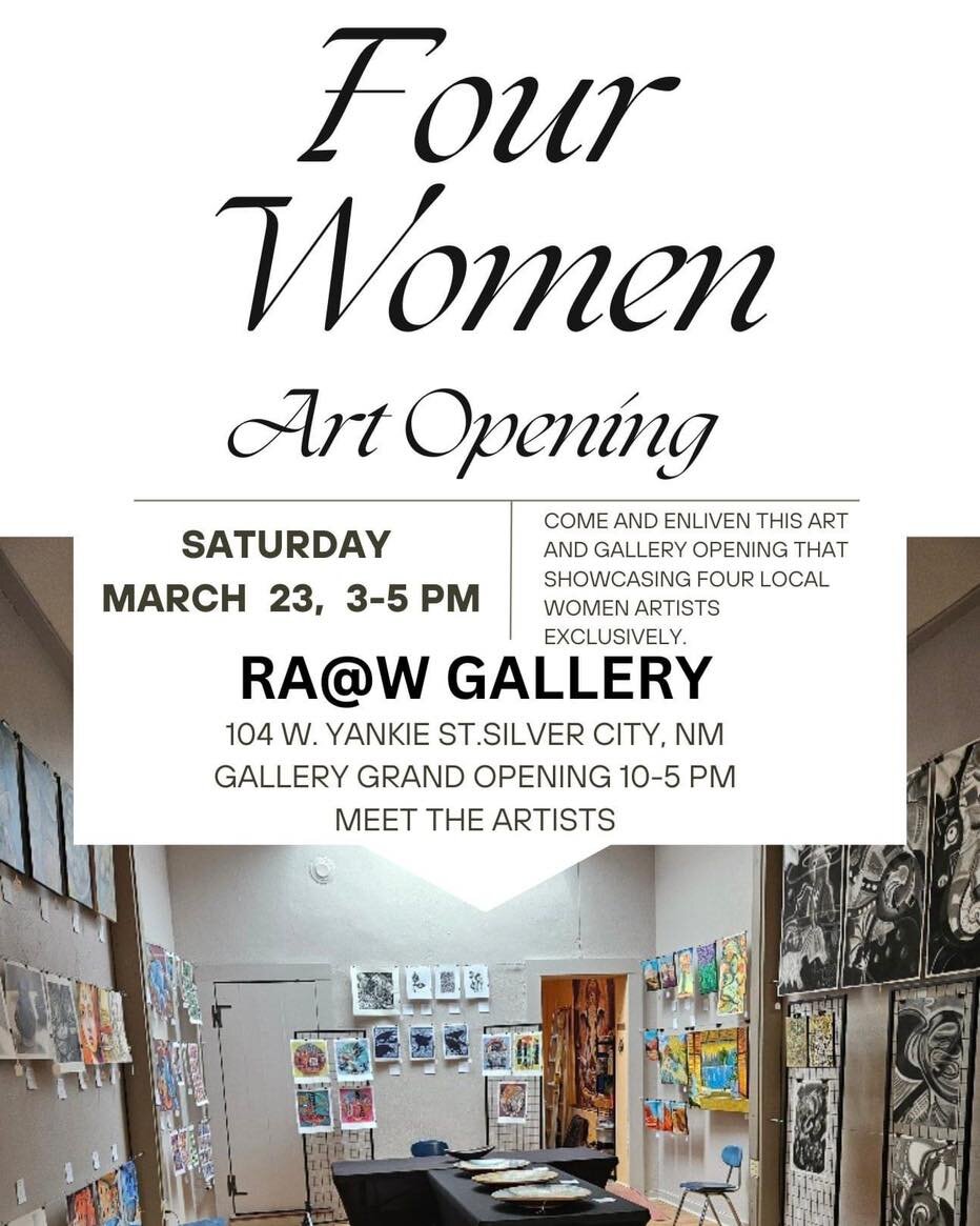 Welcome! A new gallery opening this Saturday in Silver City&rsquo;s art district! SCAA member Kathryn Schmid will be showing her artwork! #newmexicotrue #silvercitynewmexico #buylocalart #silvercityartassociation #silvercitynmart #visitsilvercity #si
