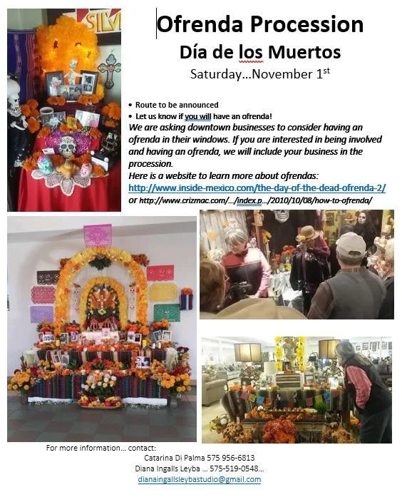 Downtown Silver City Offrenda Procession Dia de Los Muertos  #silvercitynewmexico #newmexicotrue #visitsilvercity #visitsilvercitynm