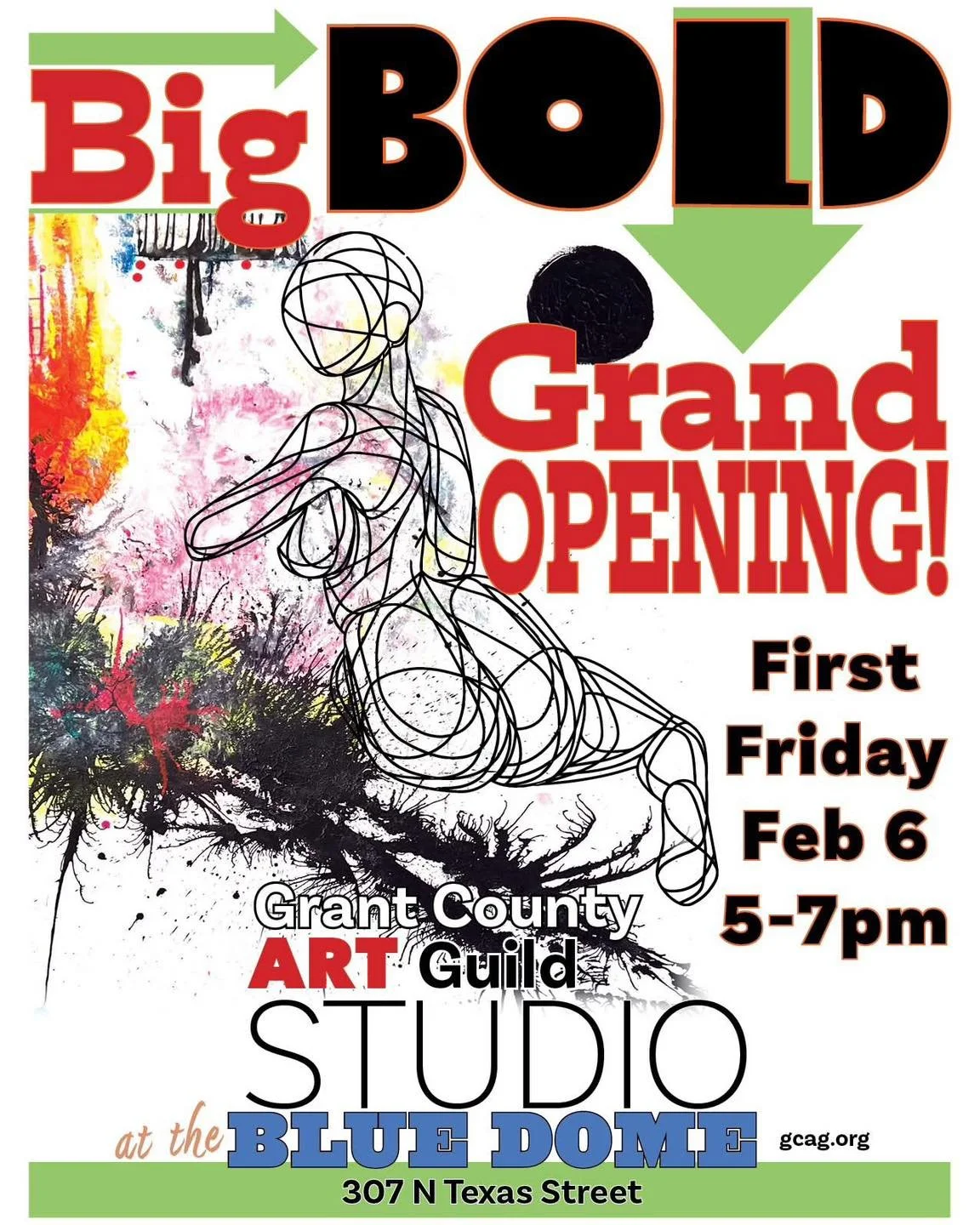 The Ground Hog is looking forward to the first week of February! Lots of 🔴 Art happenings!