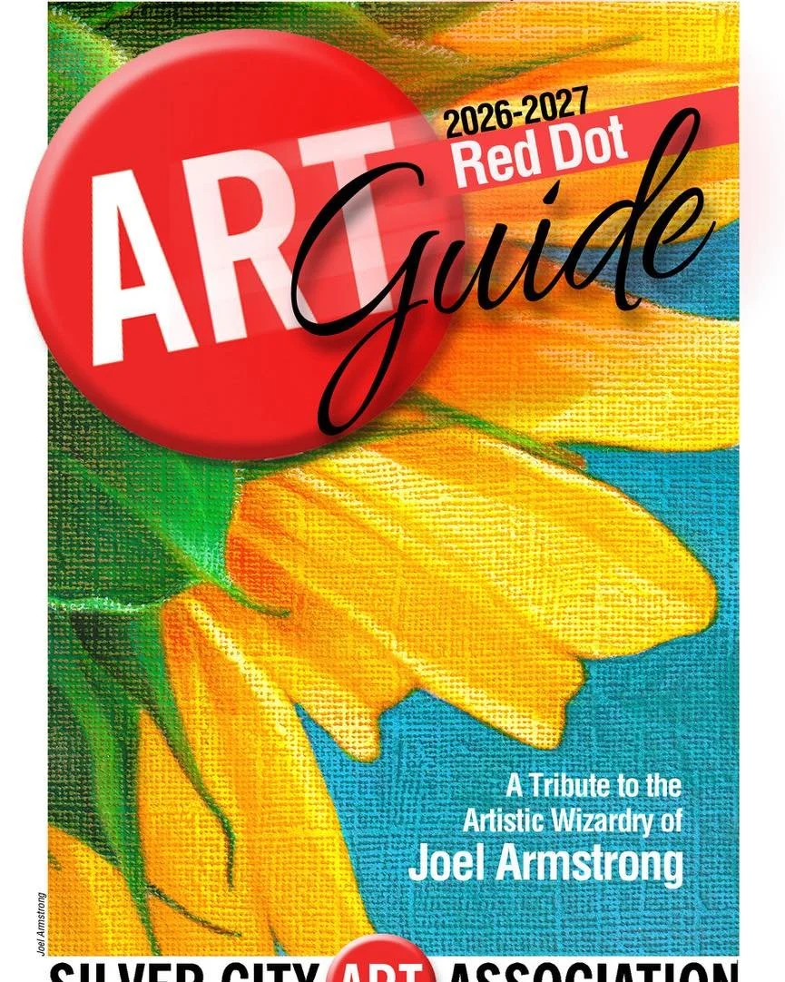 🔴 Stay tuned! Coming to Silver City next week! 2026 RED DOT ART GUIDE! 🔴
#silvercityartassociation #firstfridaysilvercity #silvercitynm #silvercityart #silvercityartsdistrict #visitsilvercitynm #southwestarttowns