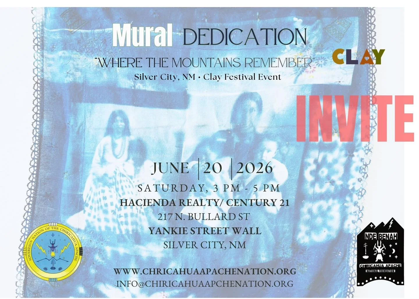 Mural dedication during CLAY Fest! Designed by SCAA member Delia deVer Mudge, assisted by Youth Mural Program members. June 20 3:00.  #silvercityartassociation #youthmuralprogram #silvercitynmart #southwestarttowns #visitsilvercitynm #visitsilvercity