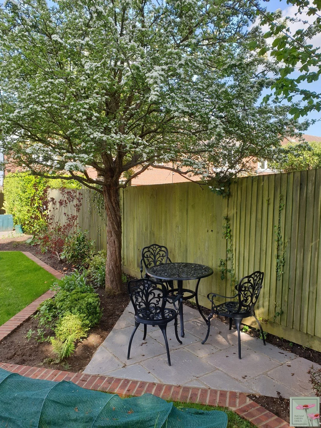Private residential rear garden - Guildford, Surrey
