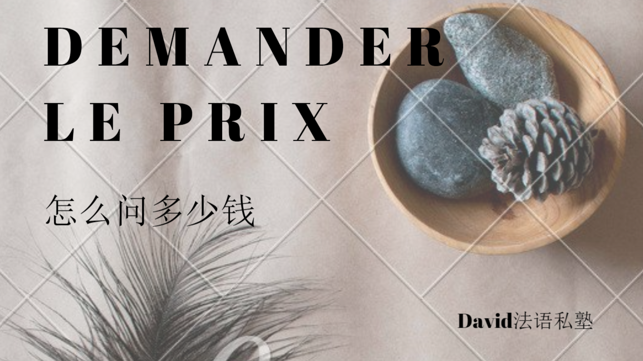 法国老师课 demander un prix