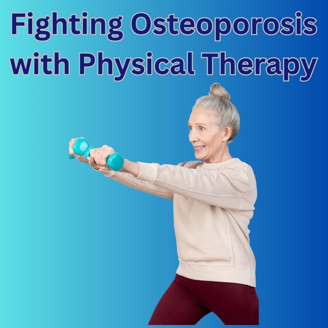 May is Osteoporosis Awareness Month. Check out our blog on fighting osteoporosis with physical therapy: https://bit.ly/osteoporosis-management

Osteoporosis is a metabolic bone disease characterized by low bone density, thin, brittle bones, decreased