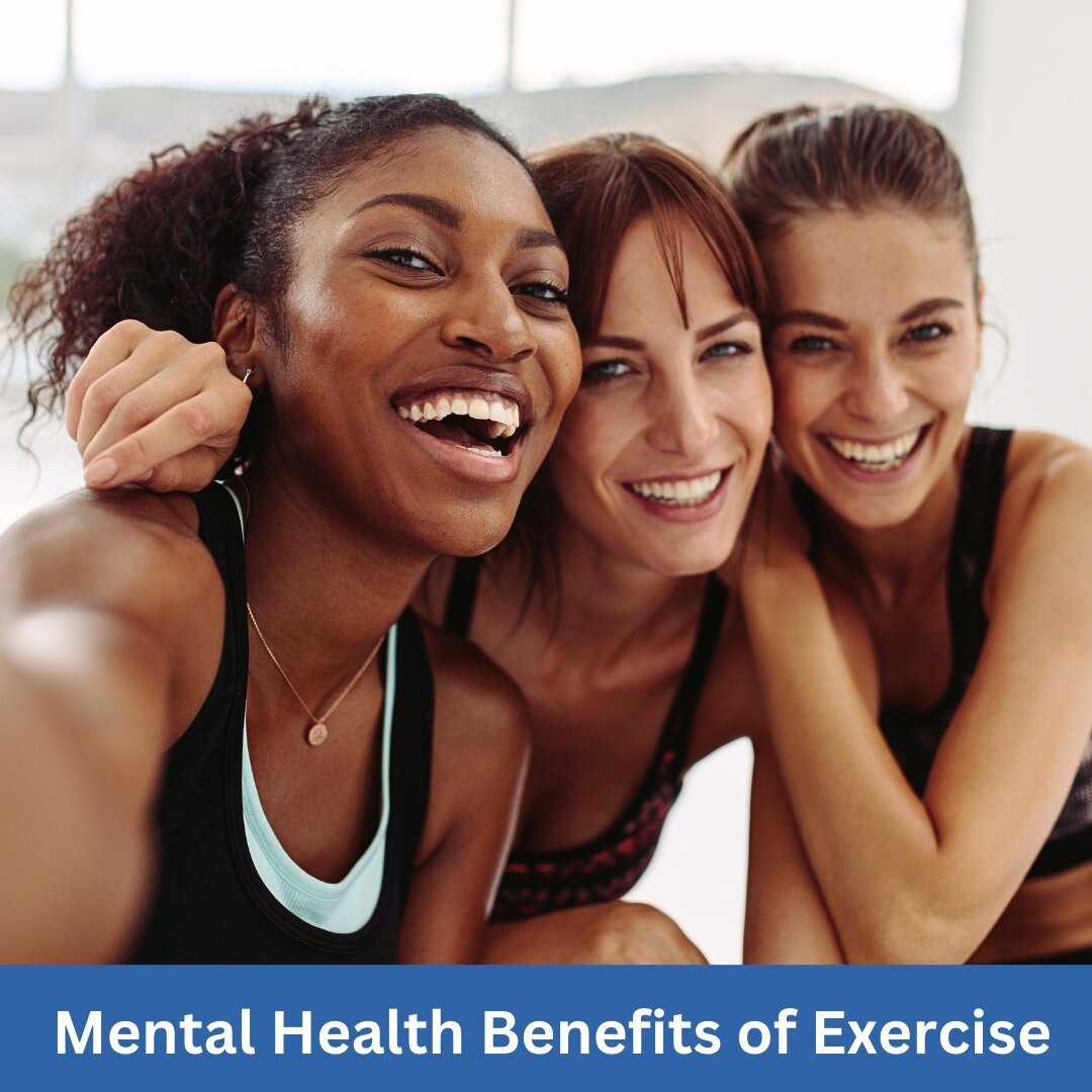 May is Mental Health Awareness Month. One of the easiest ways to maintain positive mental health is consistent exercise.

Regular exercise improves your mood and sleep, relieves stress, and helps you maintain optimal physical health. Research has sho