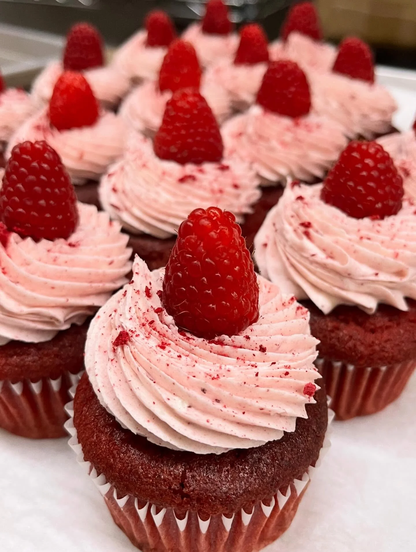 February Items
❤️ Red Velvet Raspberry Cupcake
❤️ Red Velvet Chocolate Donut
❤️ Rainbow Funfetti Cookie
❤️ Raspberry Vanilla Cold Brew

Available Tuesday - Saturday 1030am-6pm in store &amp; for delivery on UberEats, Postmates and DoorDash.

#vegan #