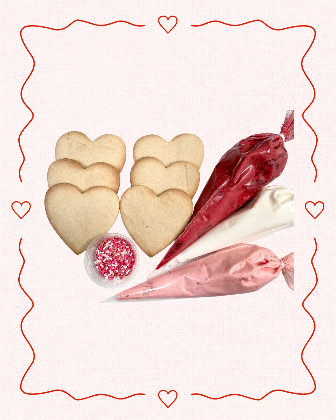 DIY Heart Cookie Kit 