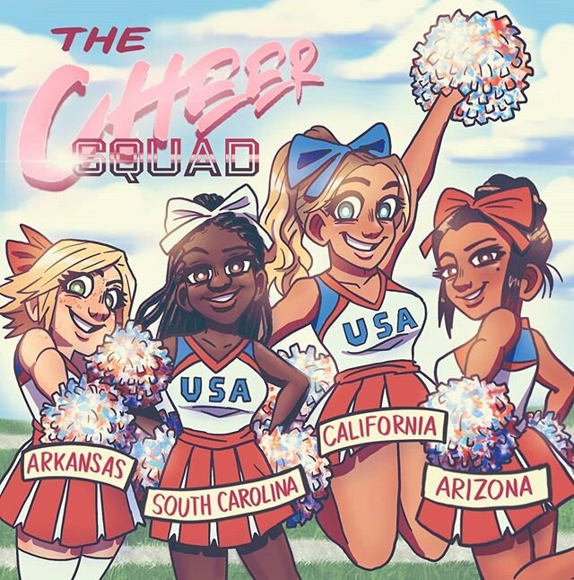 Five six seven eight! who do we appreciate!? The cheerleaders!
Here's the United States High School cheer squad! More like hype squad am I right? &bull;
&bull;
&bull;
&bull;
#statesaspeople #usa #america #california #arkansas #arizona #southcarolina 