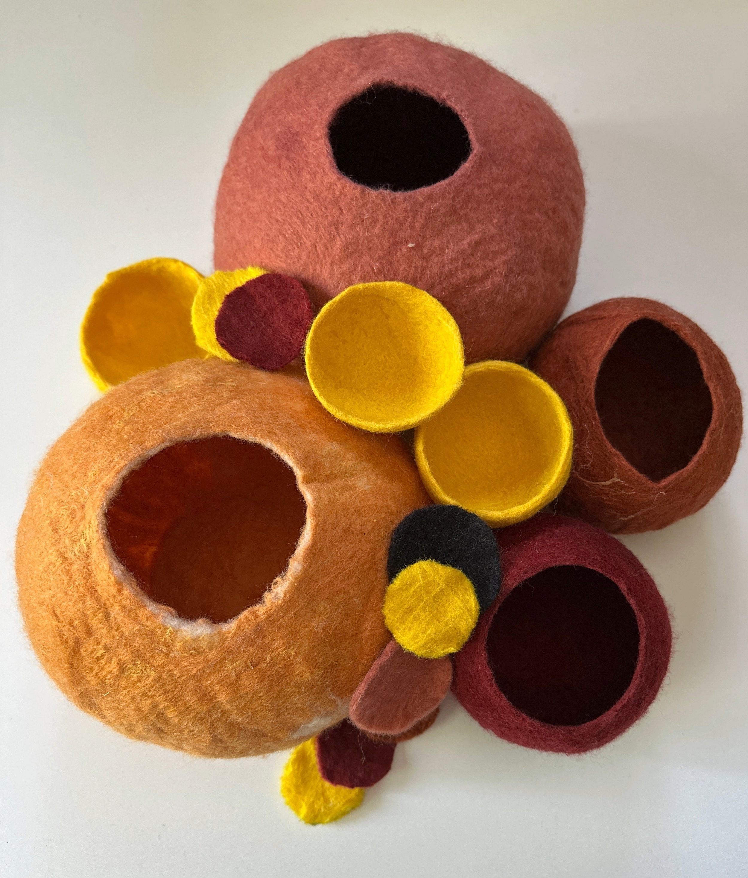Zoom Workshop! Wet Felted Vessels with Andrea Dupree, January 31st
