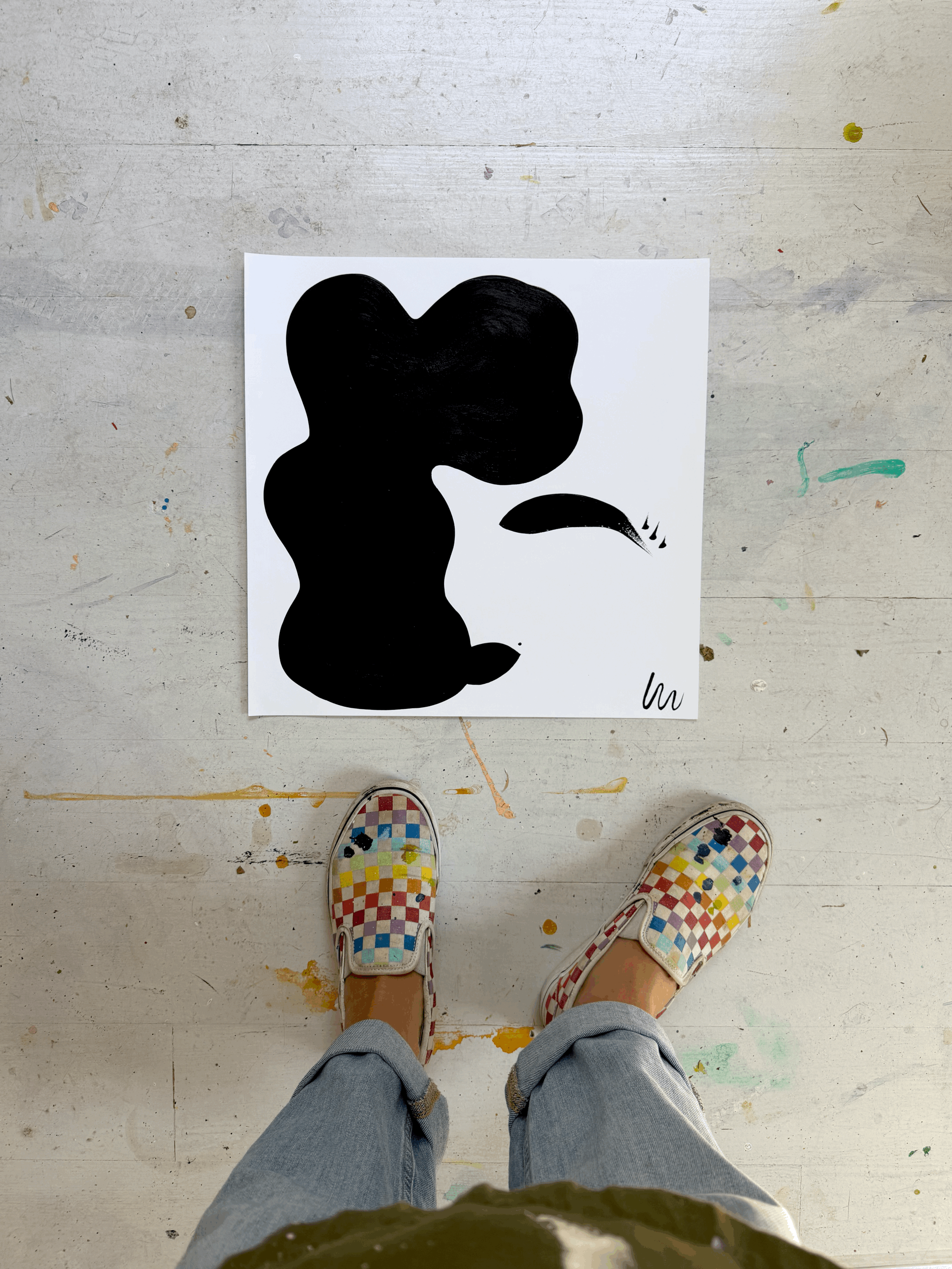 Painted PRINT IV