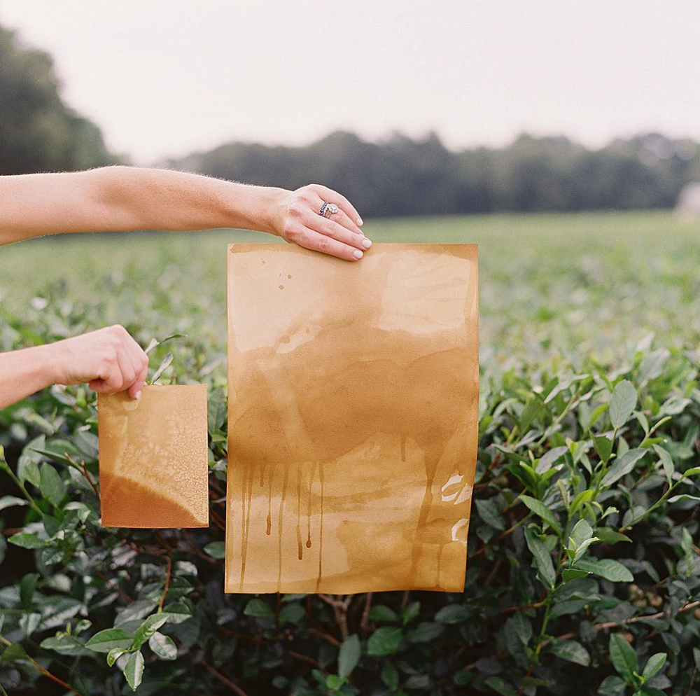 Tea+stained+paper+art+handmade+etsy+diy+charleston+tea+plantation.png