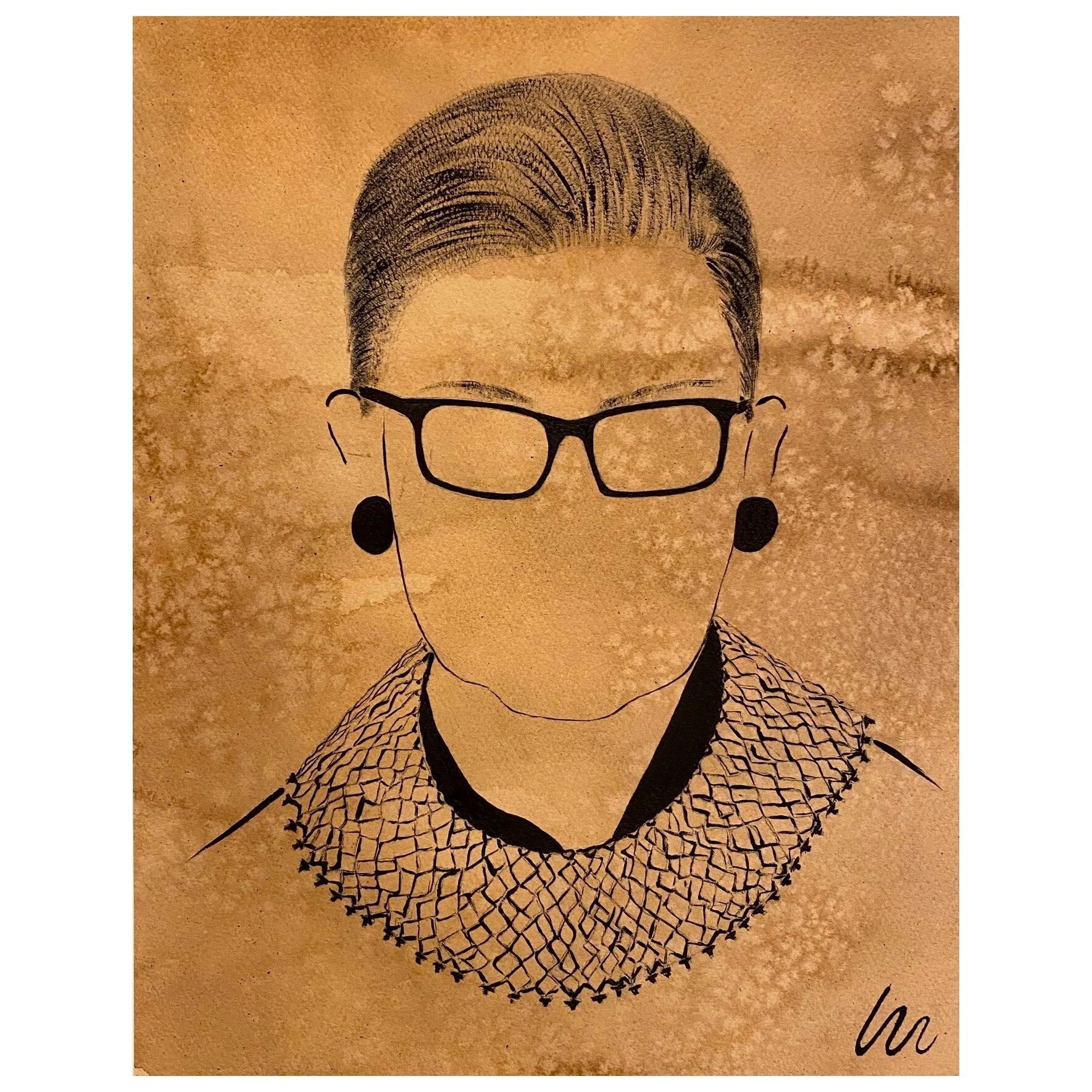 {THE HONORABLE RBG} LIMITED EDITION PRINT