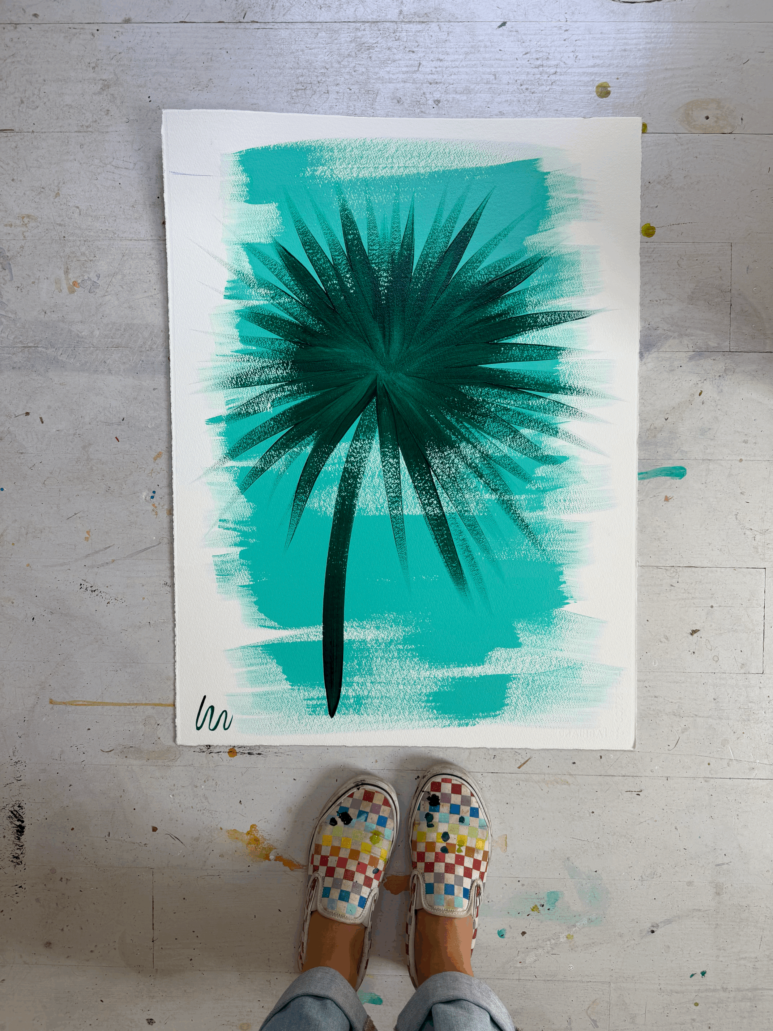 Teal on Teal VI