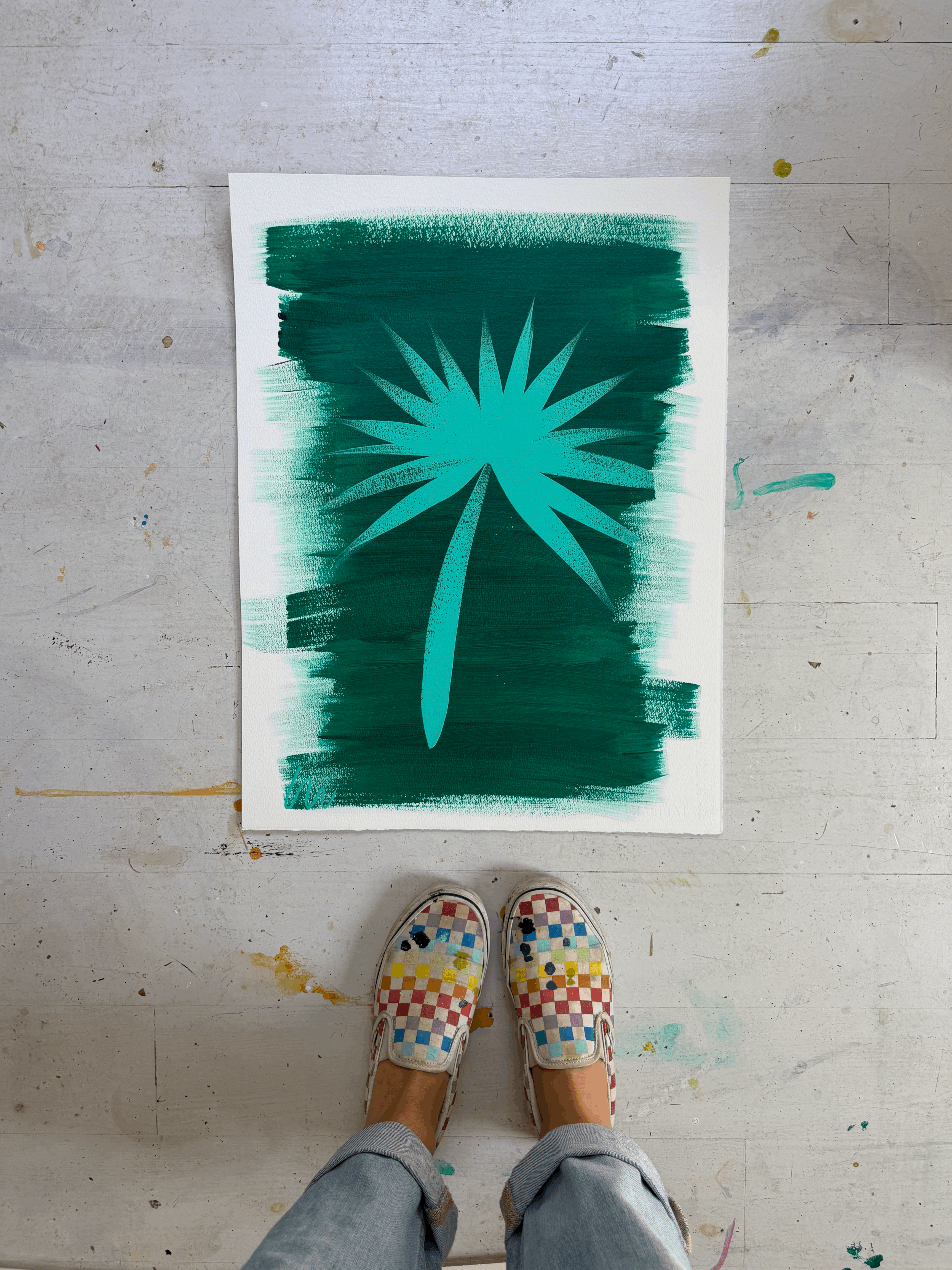 Teal on Teal V