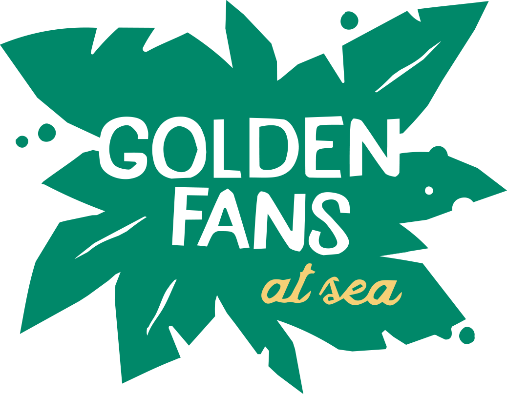 Golden Fans at Sea