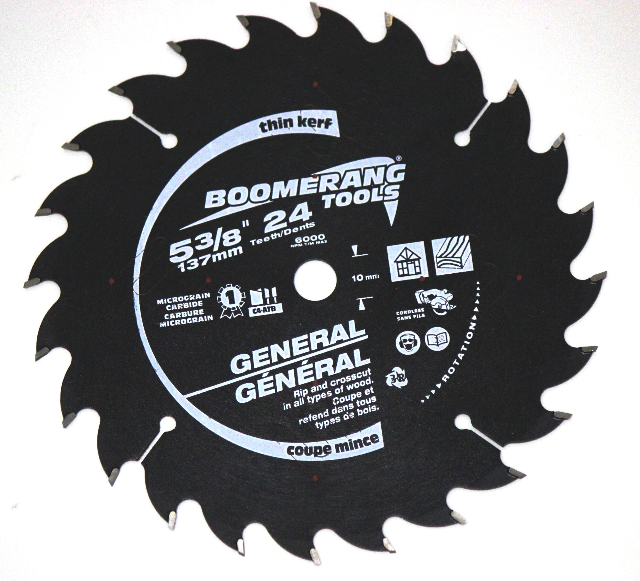 5-3/8" x 24T High Performance Thin Blade / Teflon Coating