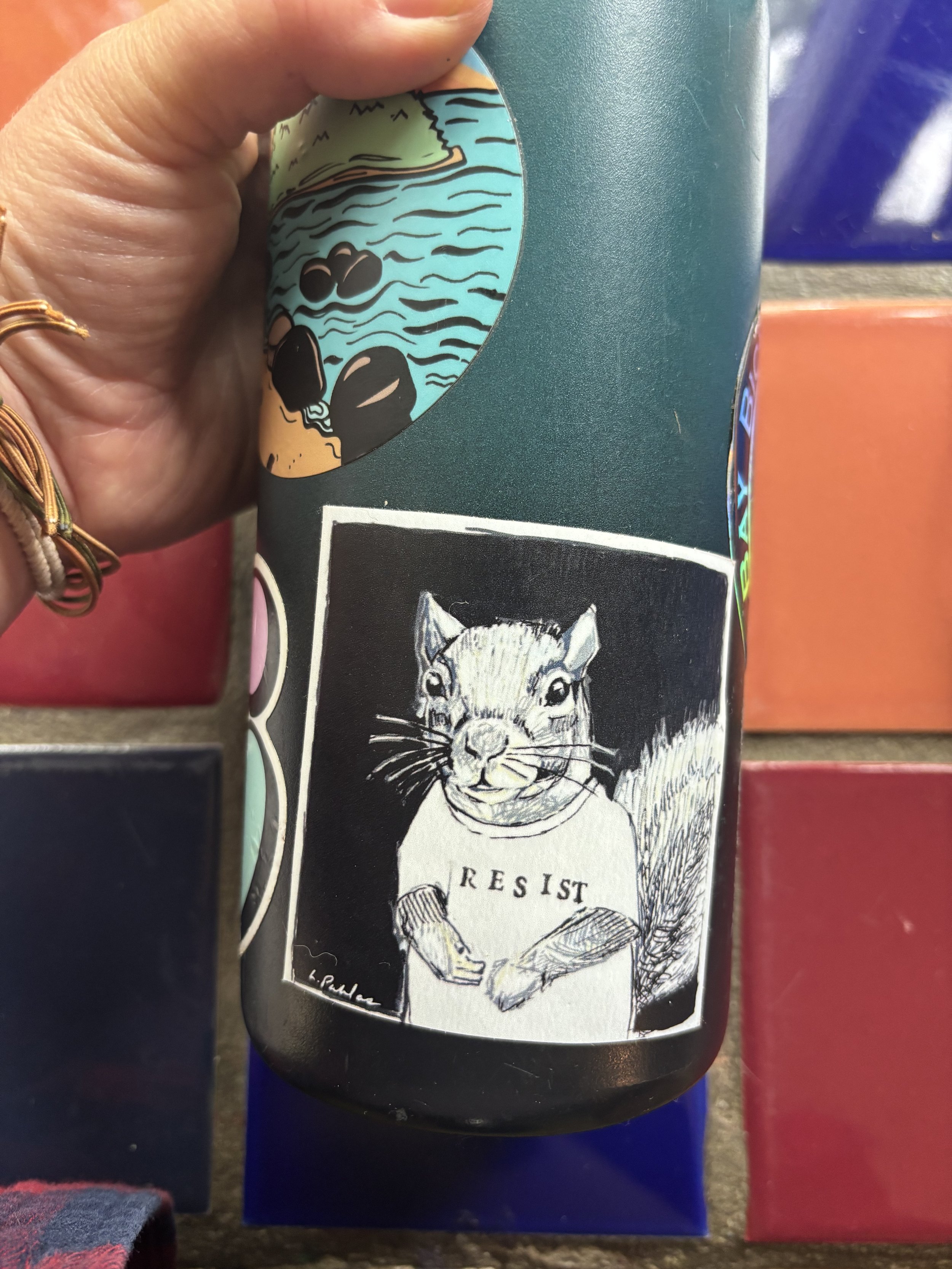 Squirrel of the Resistance Sticker
