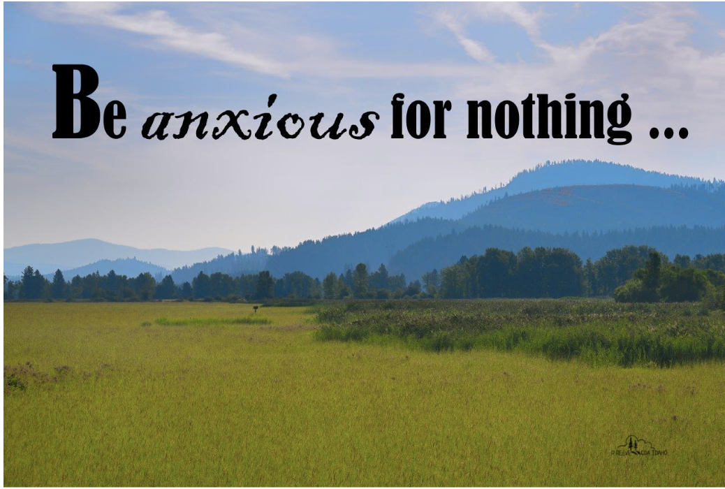 Thursday Thought |Discovering Movement in an Ancient Letter                                                                 Prayer Moves Me Away from Anxiety       Philippians 4:4-9