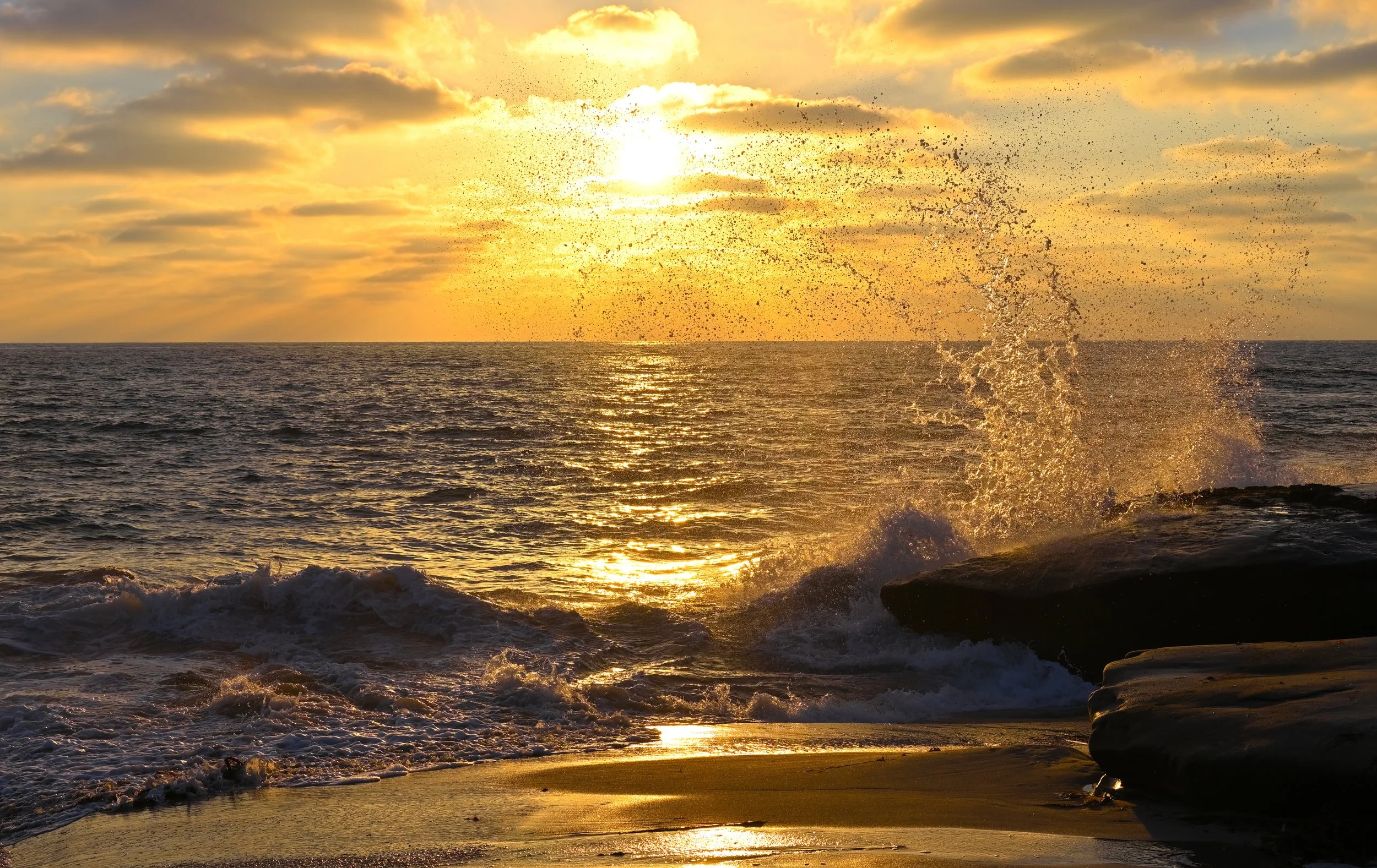 Wind n Sea Beach at Sunset