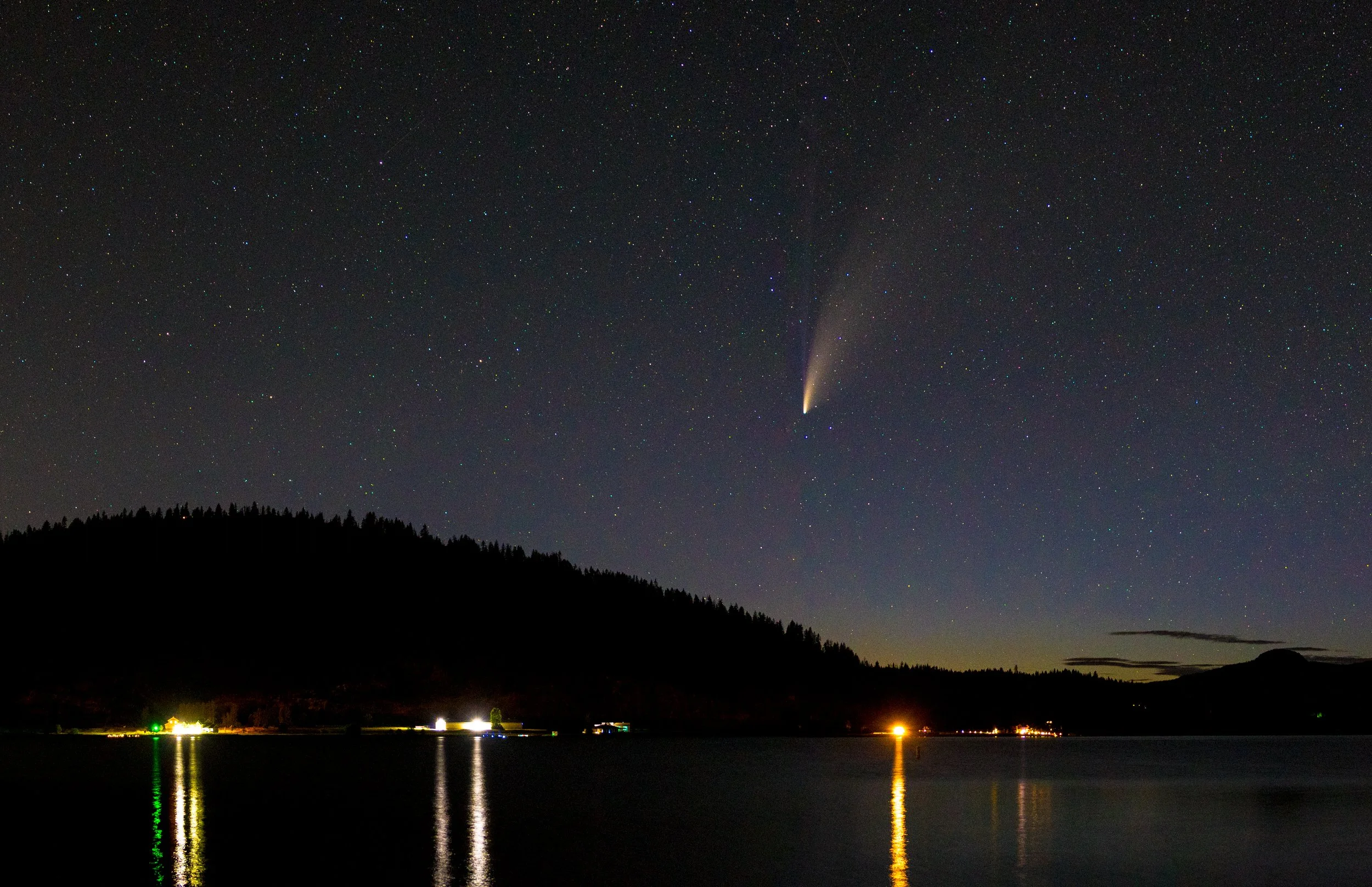 Comet Neowise from Morton Slough