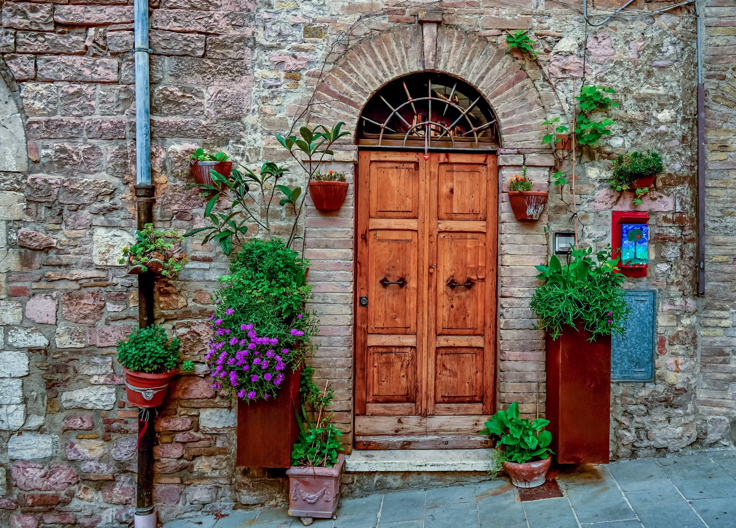 Orvieto Italy Front Door