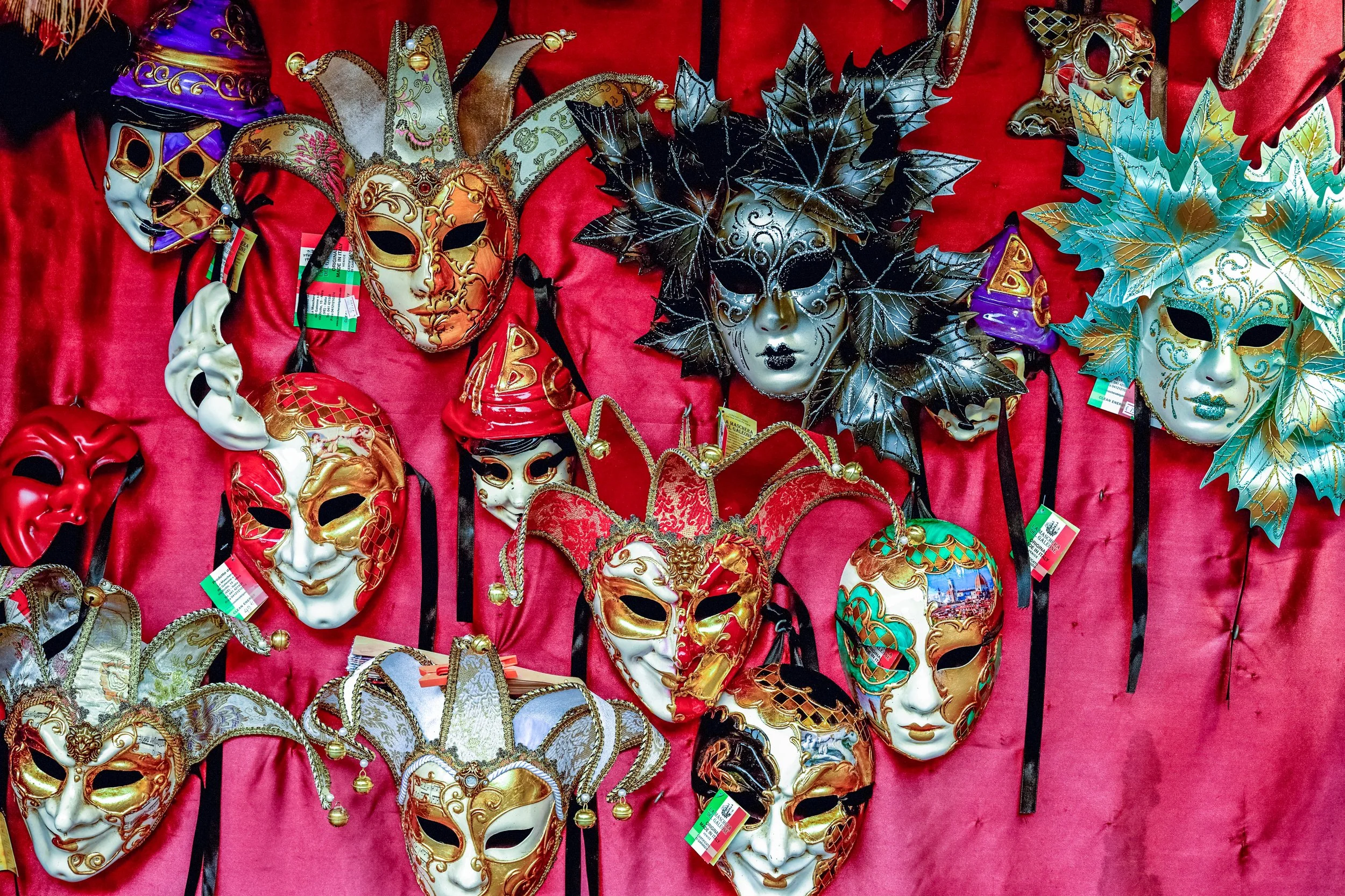 Florence Store Window with Masks